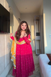 Chic Anarkali Suits for Stylish Celebrations