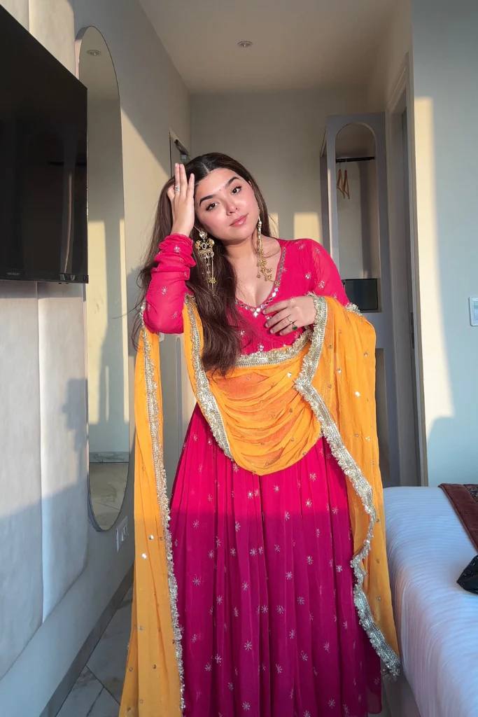 Chic Anarkali Suits for Stylish Celebrations