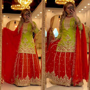 Vibrant Selfie Moments in Colorful Attire