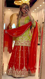 Vibrant Selfie Moments in Colorful Attire