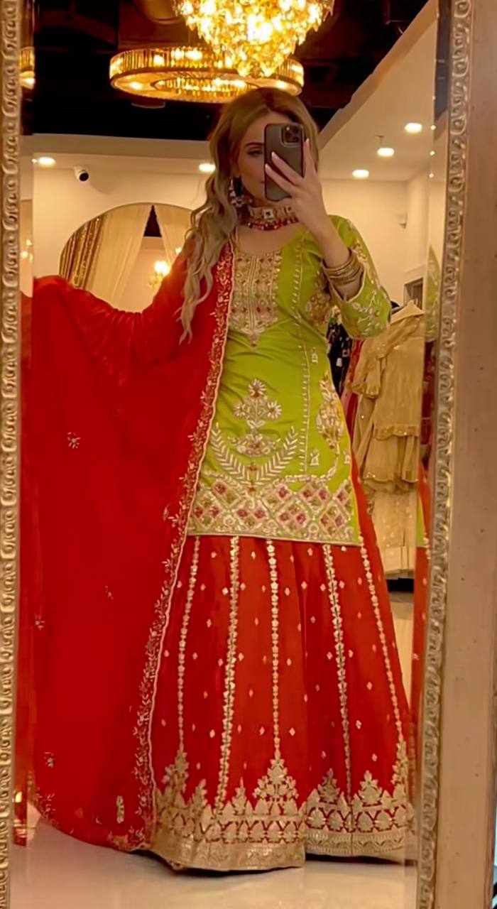Vibrant Selfie Moments in Colorful Attire