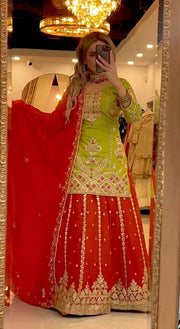 Vibrant Selfie Moments in Colorful Attire