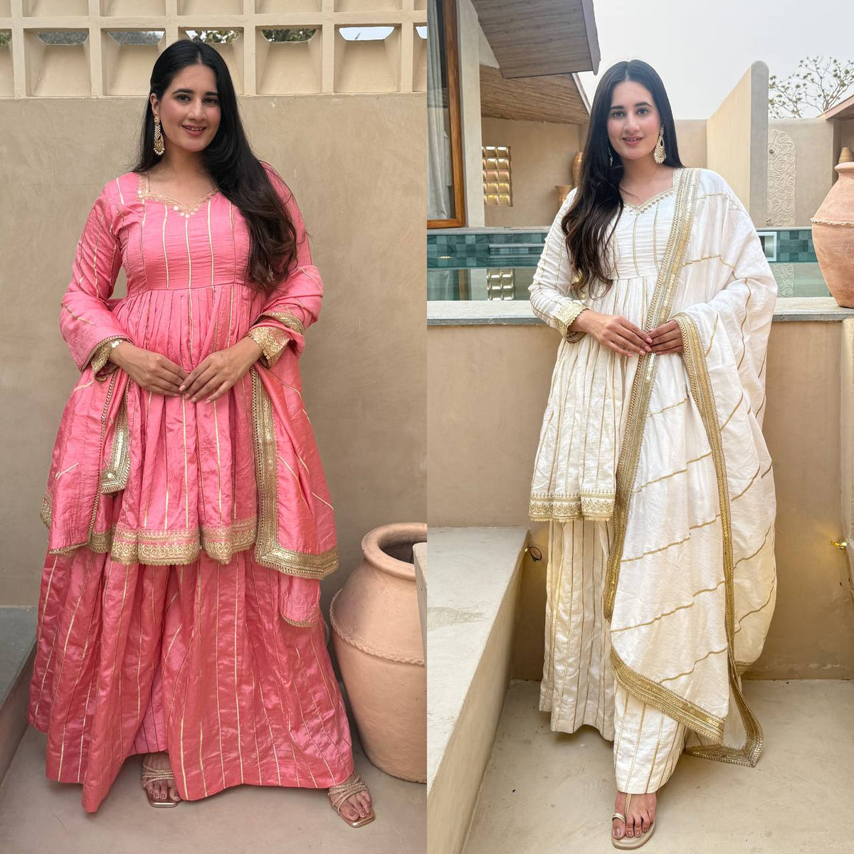 Fashionable Pair Radiating Sophisticated Charm