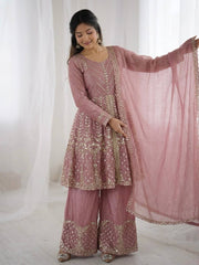 Designer Ethnic Peplum Sharara Outfit