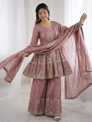 Designer Ethnic Peplum Sharara Outfit