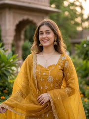 Charming Haldi Ceremony Festive Occasion Wear