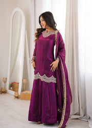 Reflections of Elegance in Wine Attire