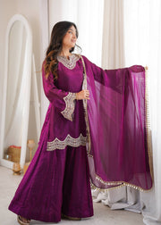 Reflections of Elegance in Wine Attire