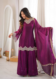 Reflections of Elegance in Wine Attire