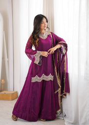 Reflections of Elegance in Wine Attire