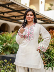 Elegant White Kurta Set for Effortless Style