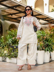 Elegant White Kurta Set for Effortless Style