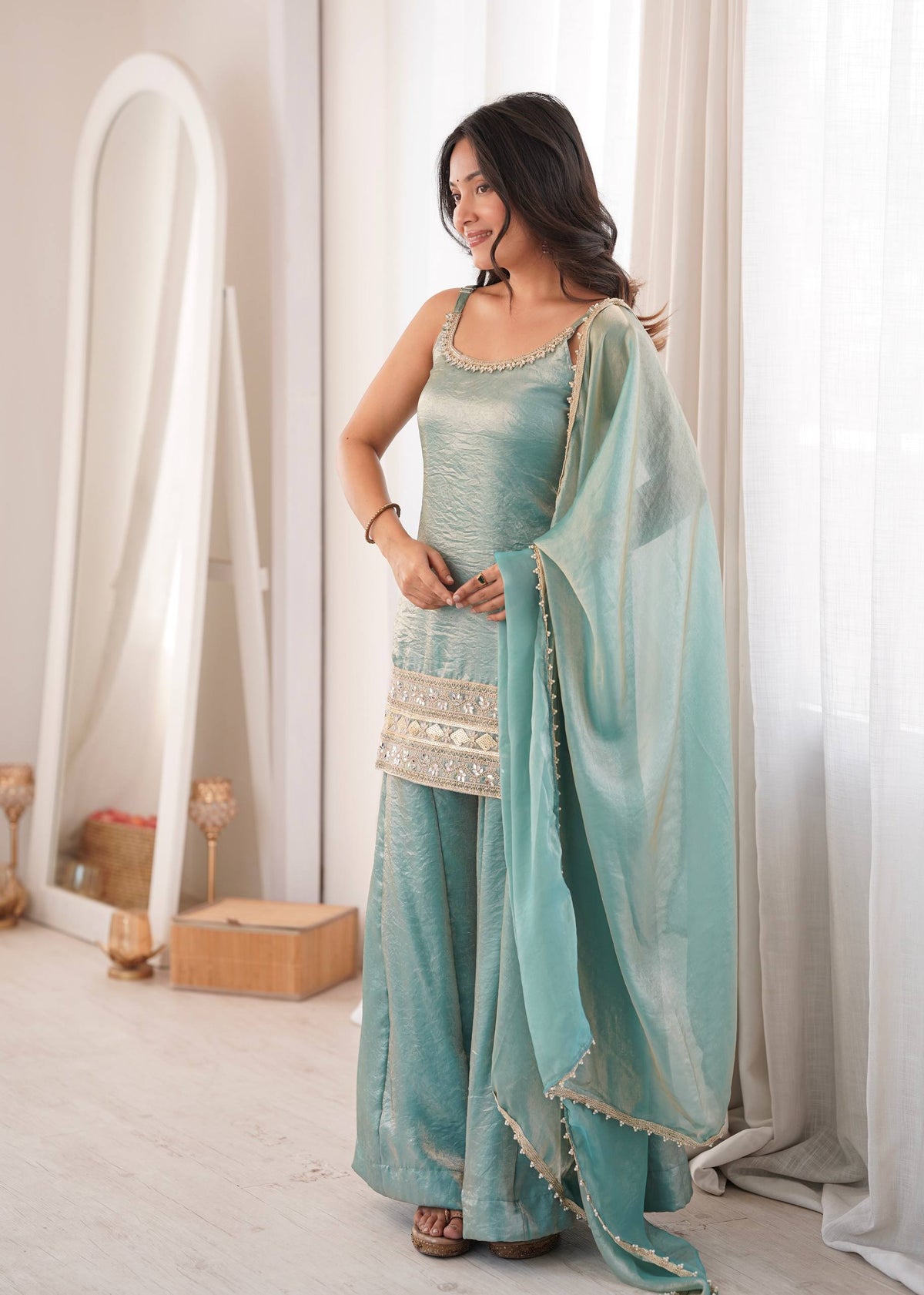 Timeless Grace with Turquoise and Gold