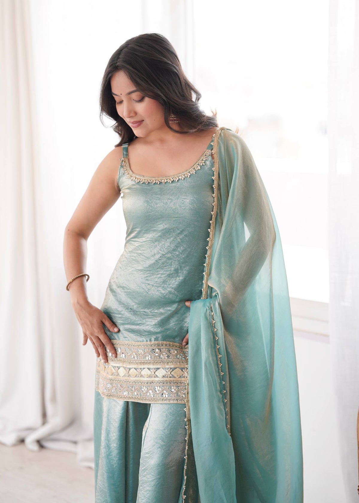 Timeless Grace with Turquoise and Gold