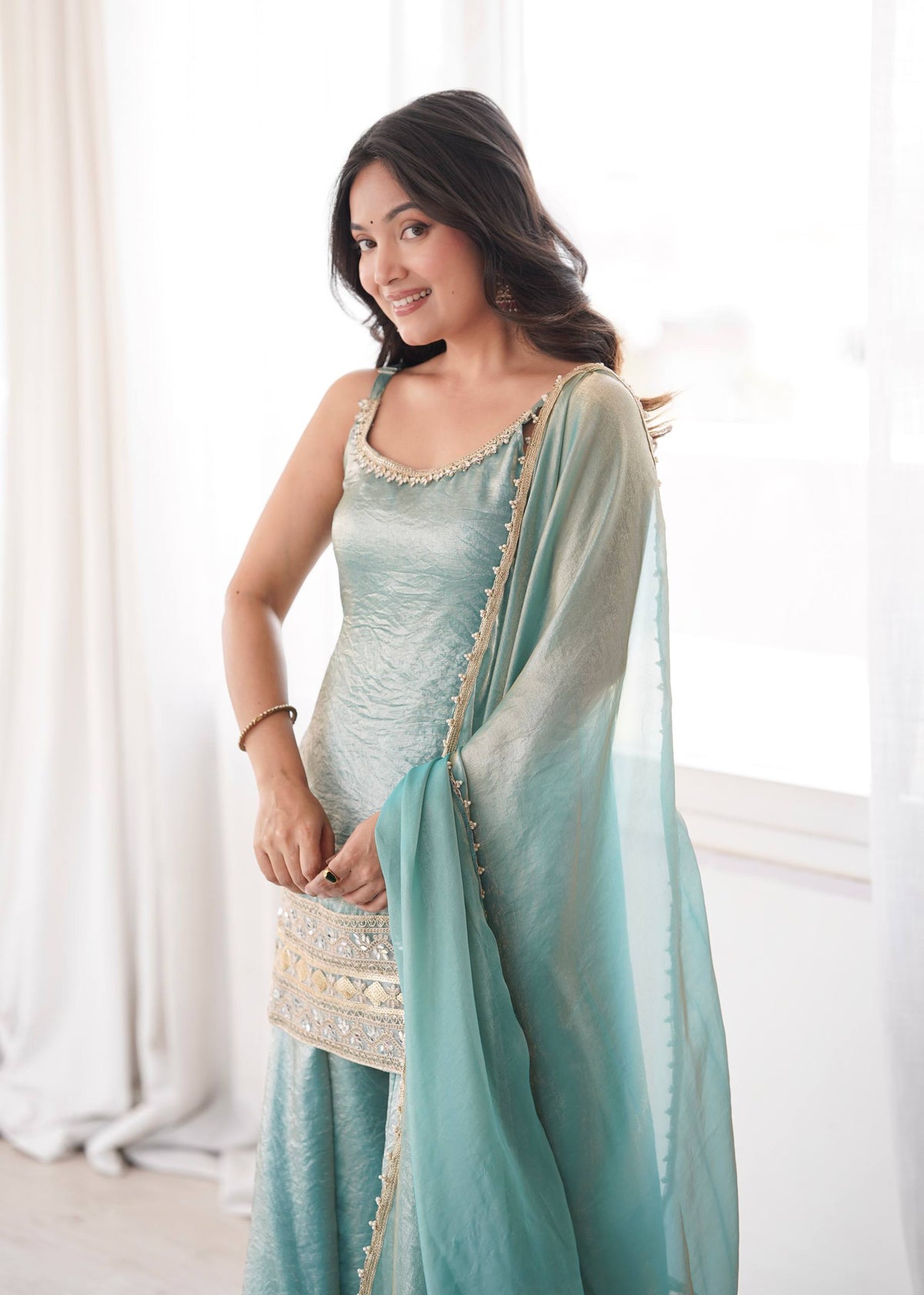 Timeless Grace with Turquoise and Gold