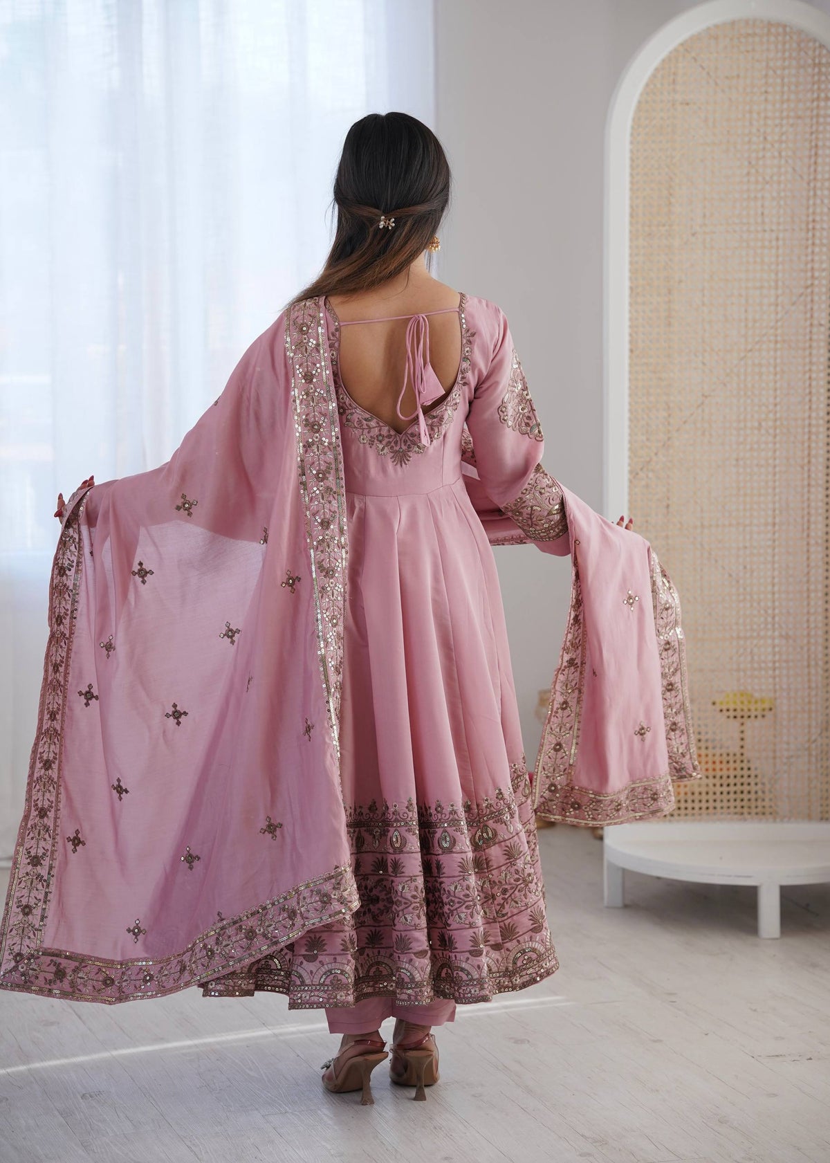 Sophisticated Anarkali for Celebratory Occasions