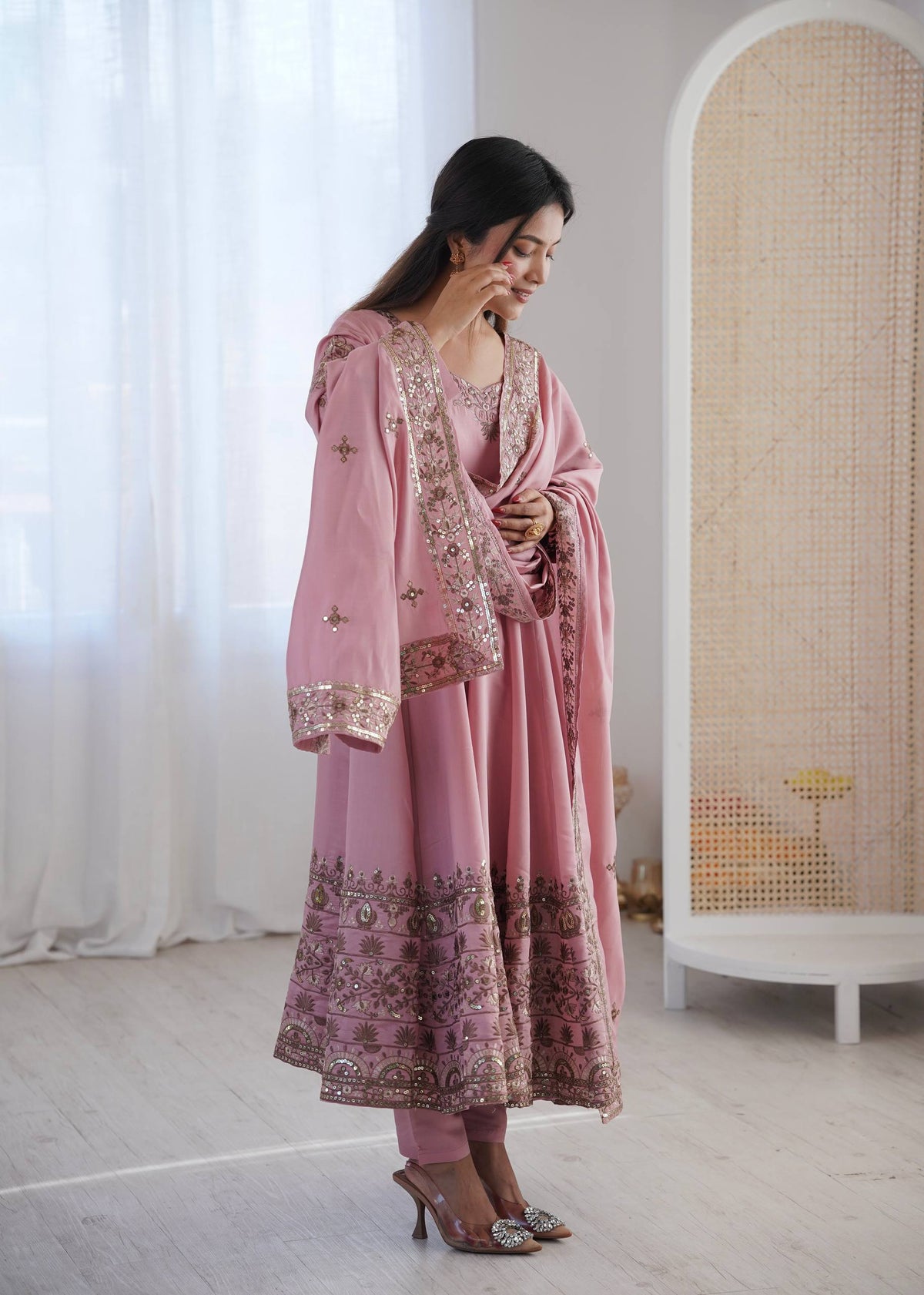Sophisticated Anarkali for Celebratory Occasions