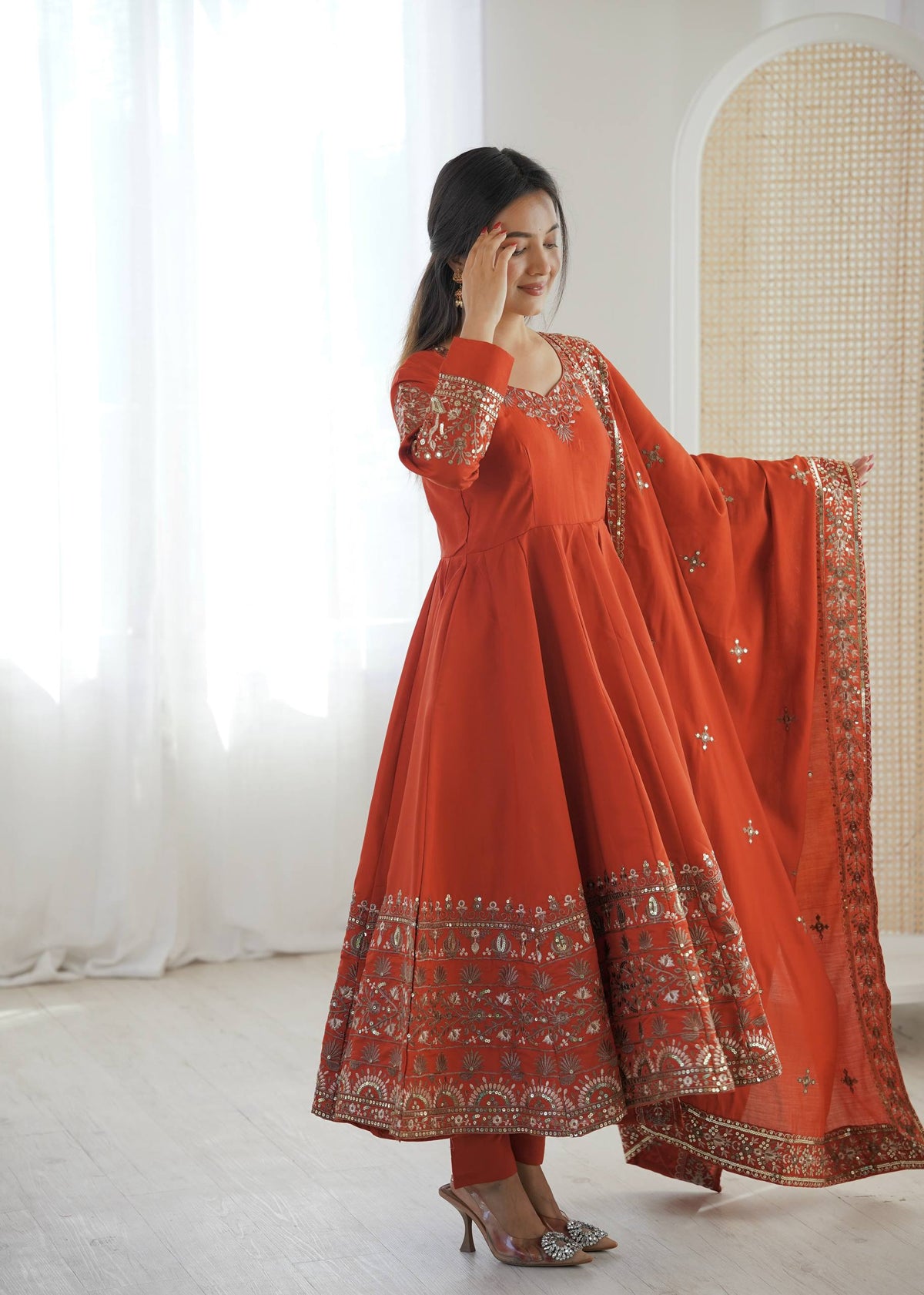 Sophisticated Anarkali for Celebratory Occasions