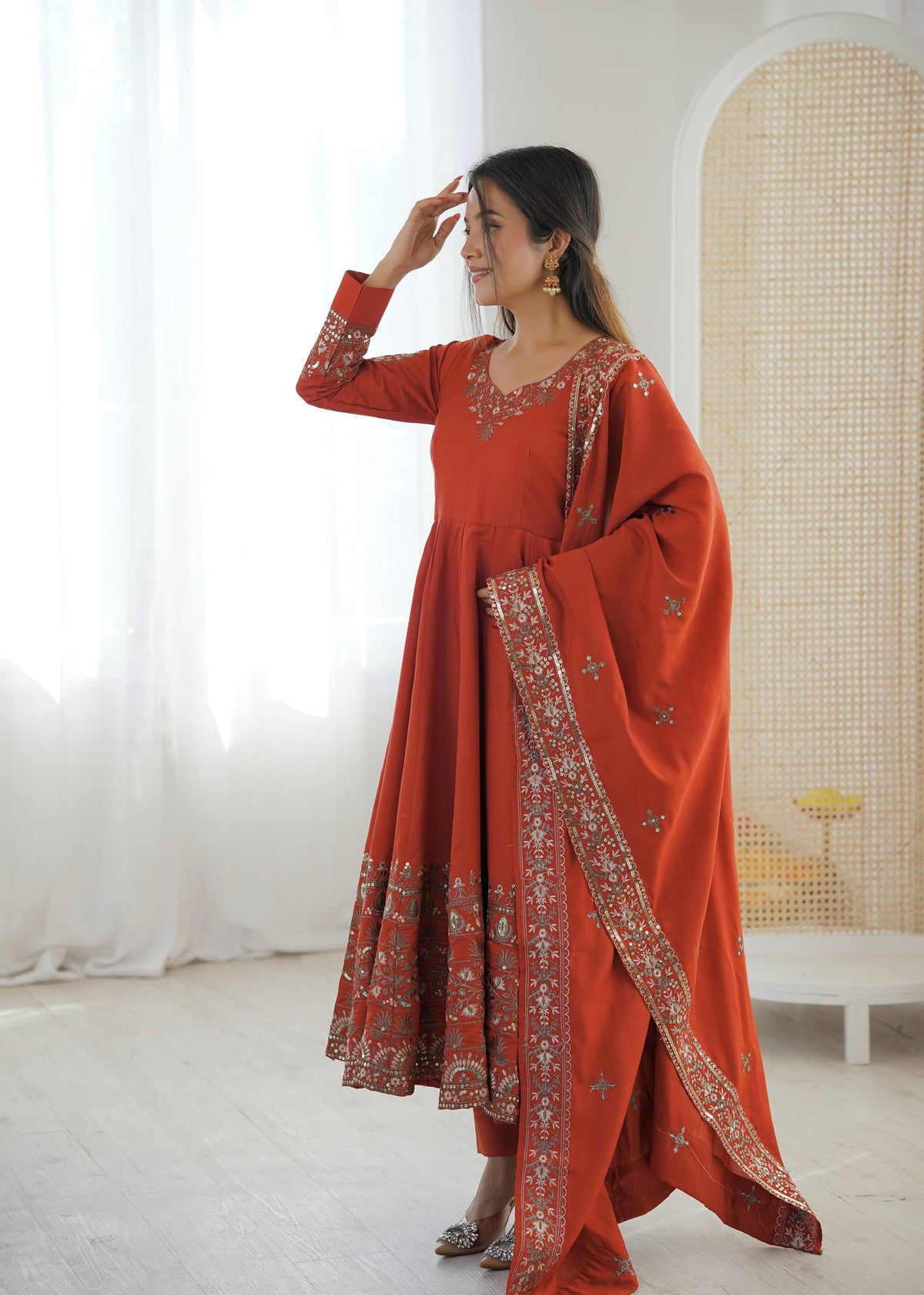 Sophisticated Anarkali for Celebratory Occasions