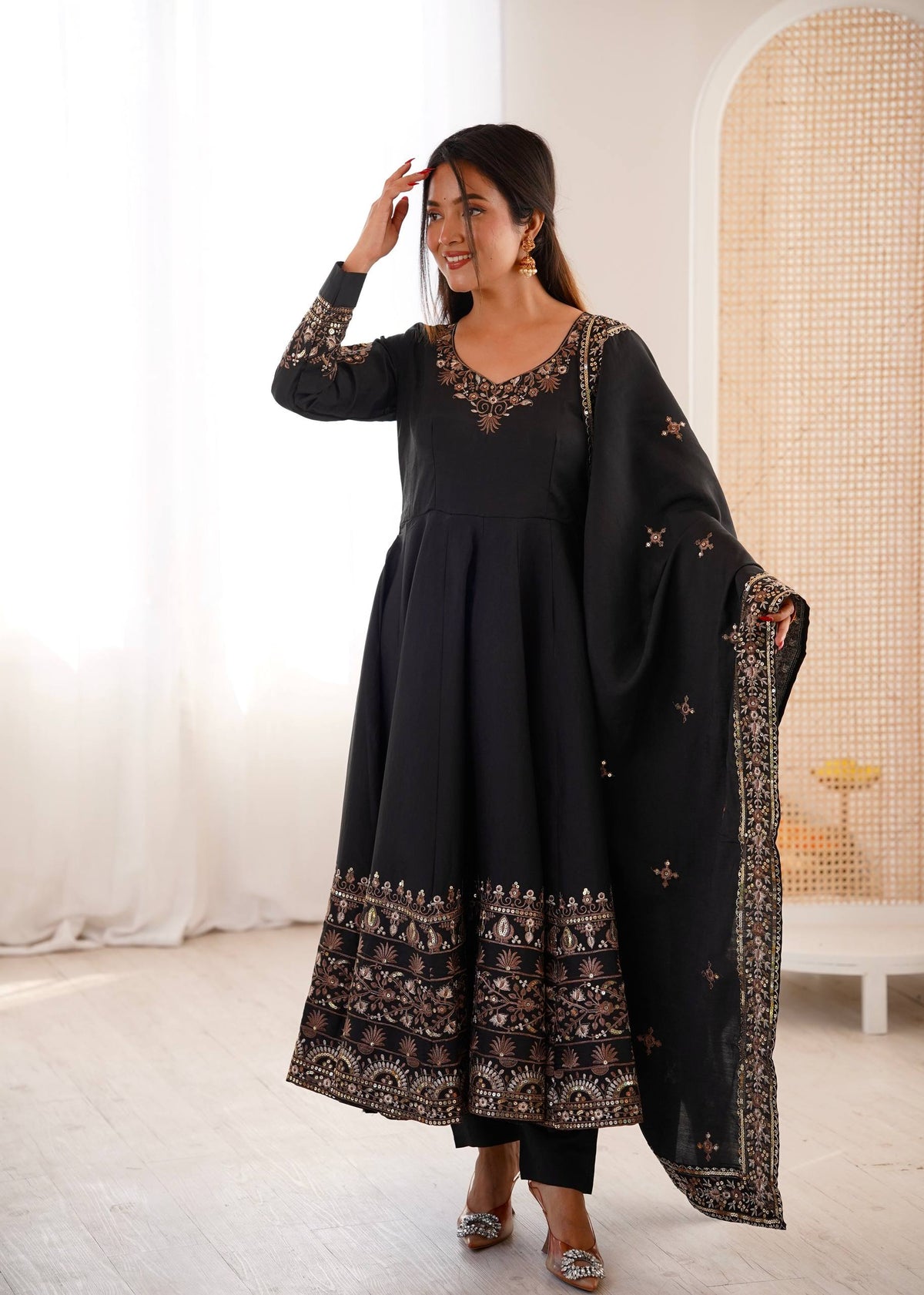Sophisticated Anarkali for Celebratory Occasions