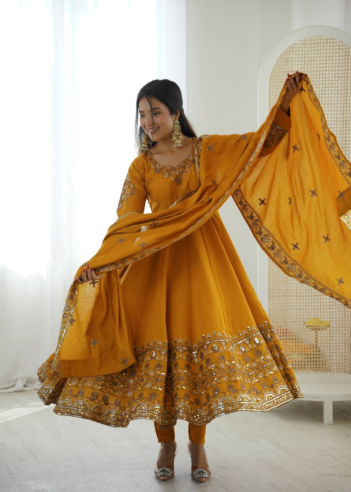Sophisticated Anarkali for Celebratory Occasions