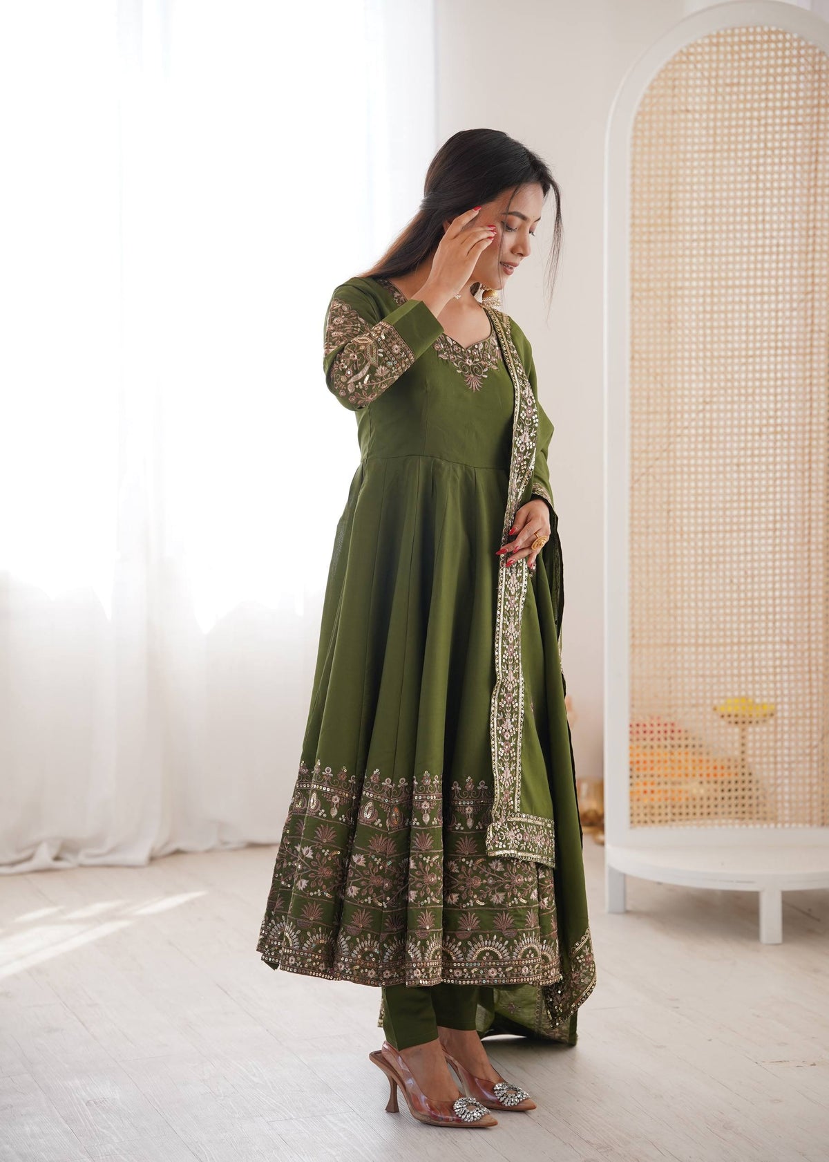 Sophisticated Anarkali for Celebratory Occasions