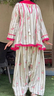 Elegant Stripes Timeless Salwar Suit Style