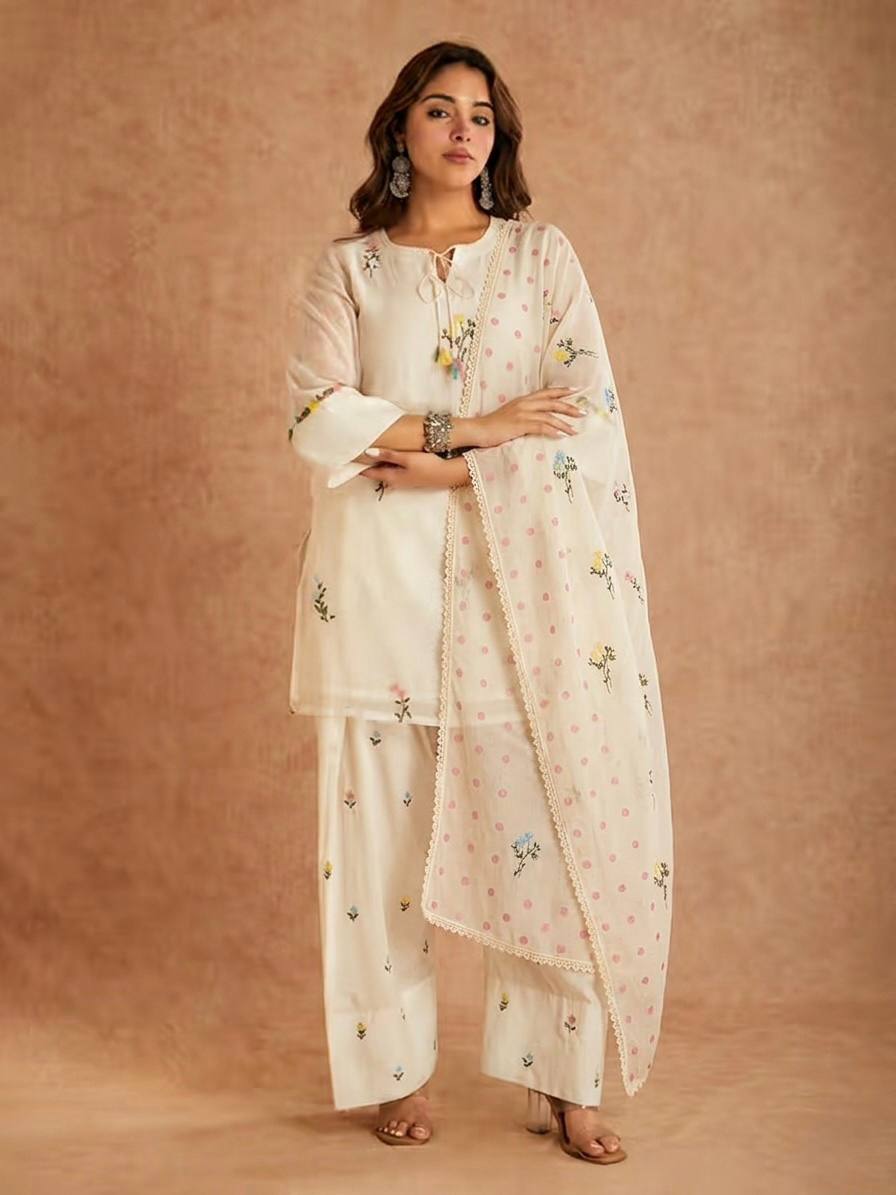 Graceful Floral Print Kurta Suit for Modern Elegance