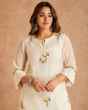 Graceful Floral Print Kurta Suit for Modern Elegance