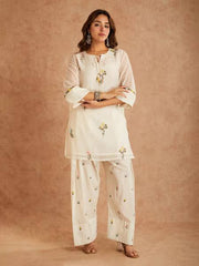 Graceful Floral Print Kurta Suit for Modern Elegance