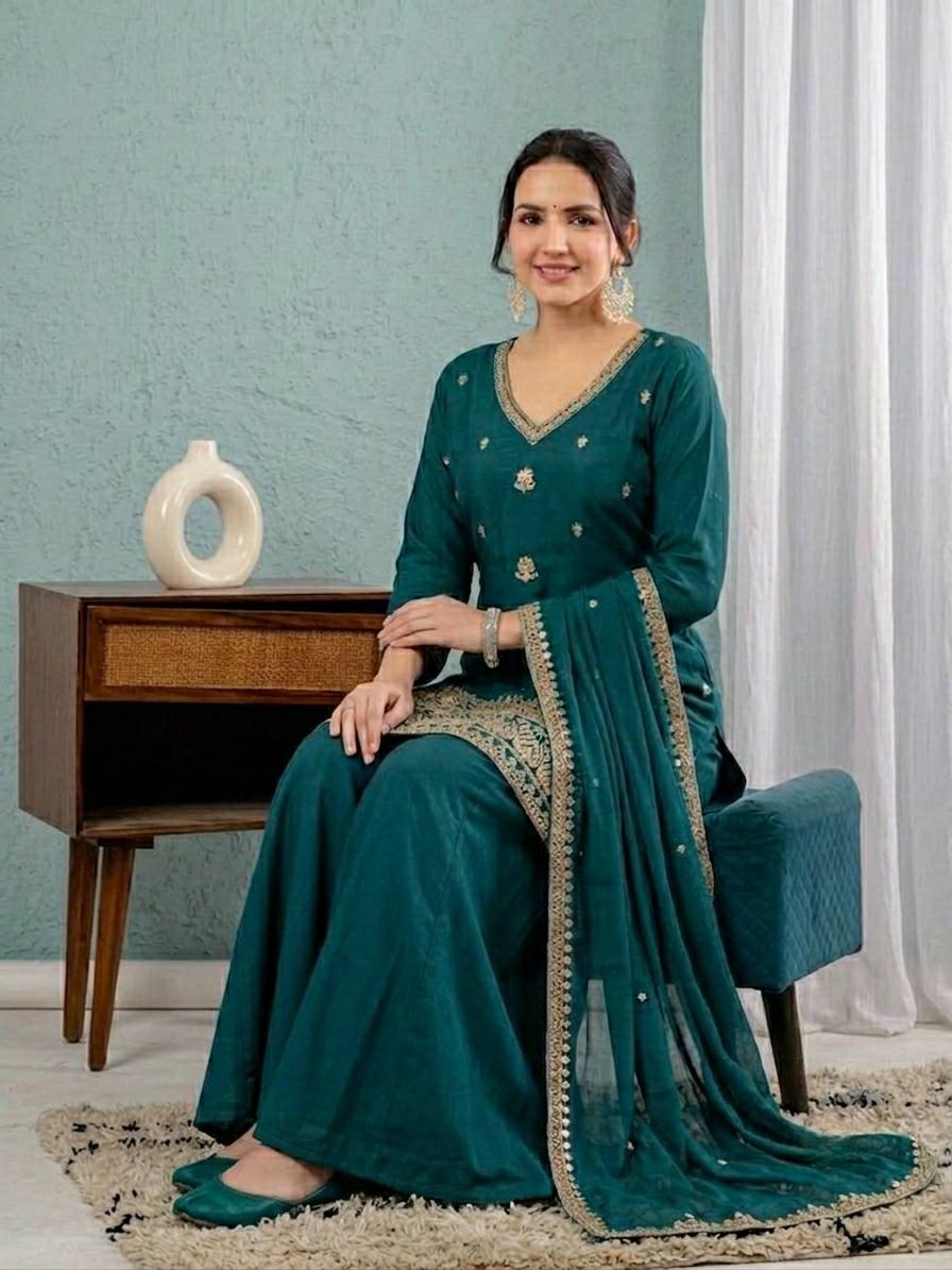 Timeless Elegance in Embroidered Fashion