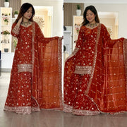 Golden Glamour Captivating Red and Gold Fashion Styles