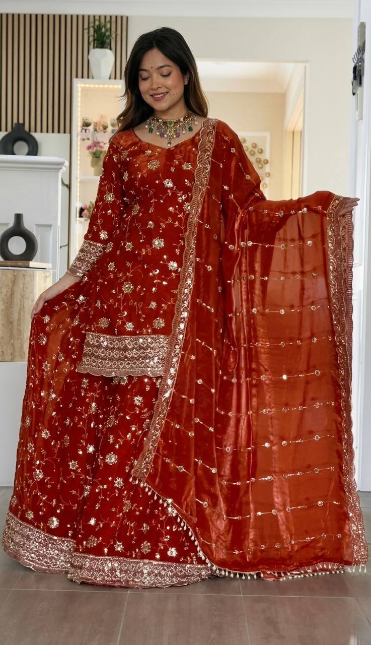 Golden Glamour Captivating Red and Gold Fashion Styles