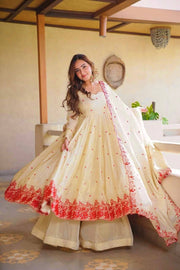 Signature Embroidered Anarkali Set Reflecting Classic Indian Luxury Heritage Beautifully