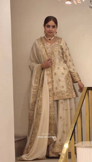 Sophisticated Suit with Intricate Embroidery Design