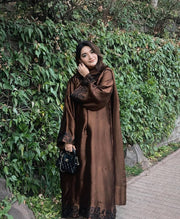 Effortless Fashion in Stunning Brown Attire