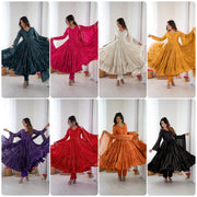 Elegant Tiered Gota Work Anarkali Suit