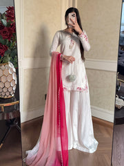 Premium White Festive Suit Crafted For Timeless Royal Elegance Always