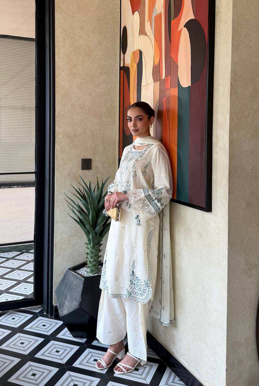 Traditional Charm A Woman's Elegant Ensemble