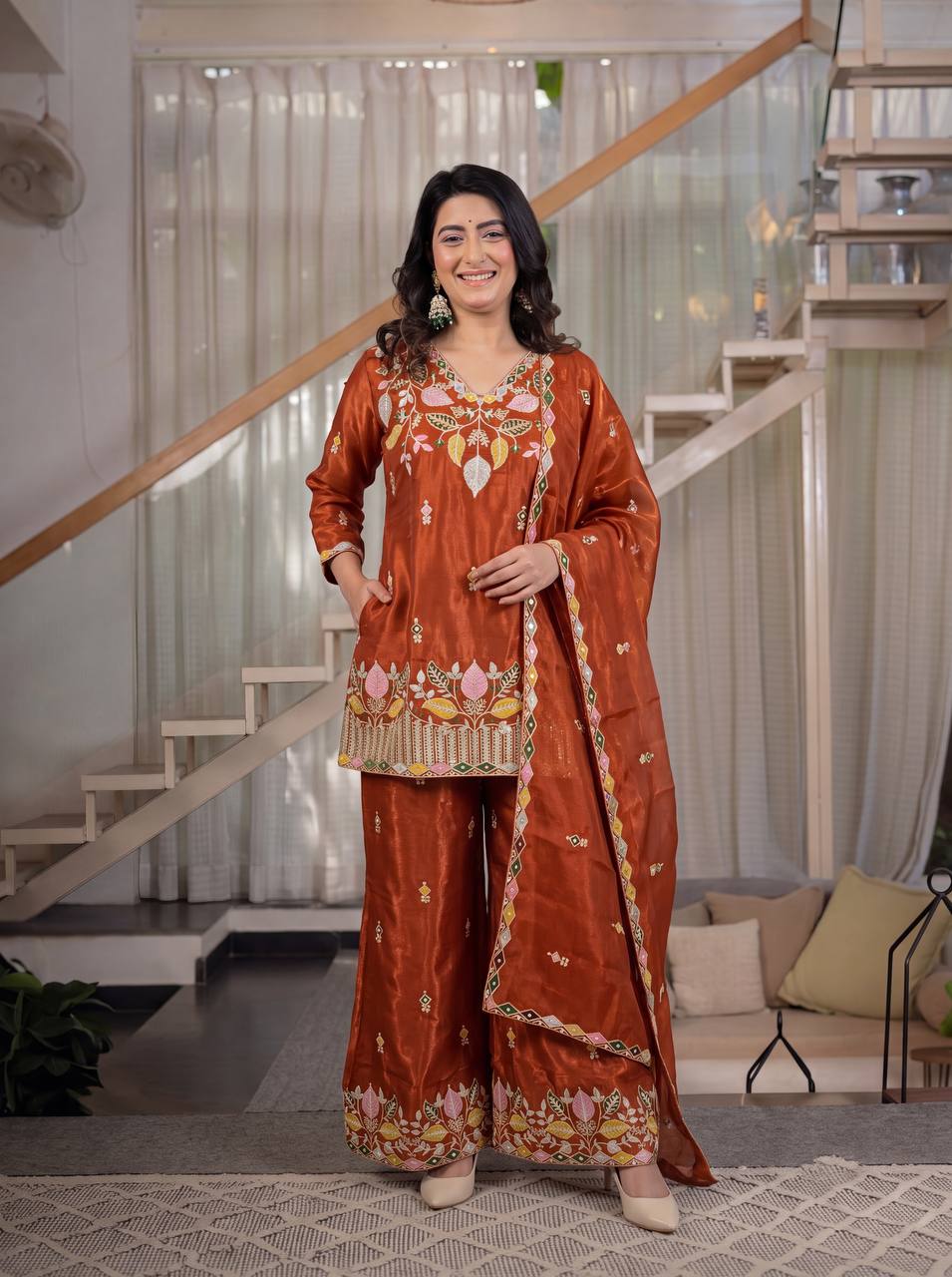 Chic Anarkali Ensemble for Traditional Celebrations
