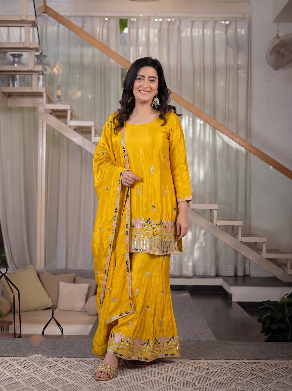 Chic Anarkali Ensemble for Traditional Celebrations