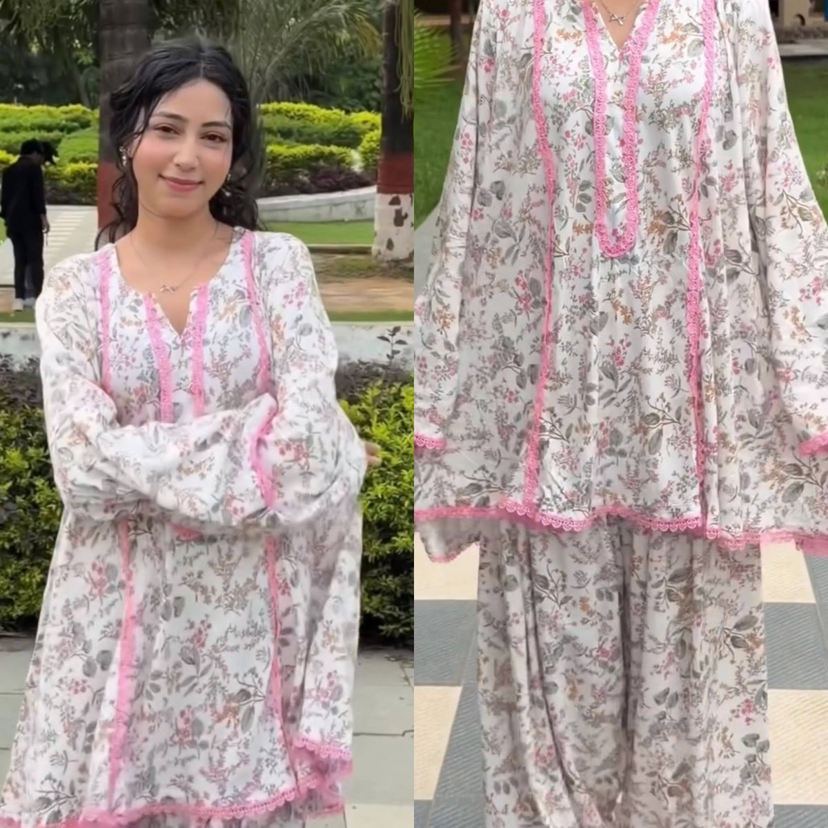 Feminine Floral Look for Modern Elegance