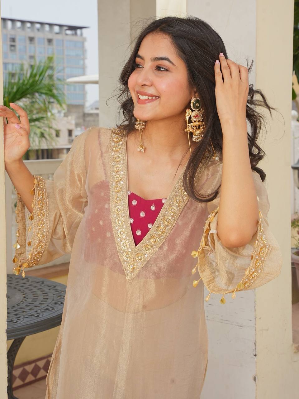Chic Beige Kurta Suit for Effortless Elegance