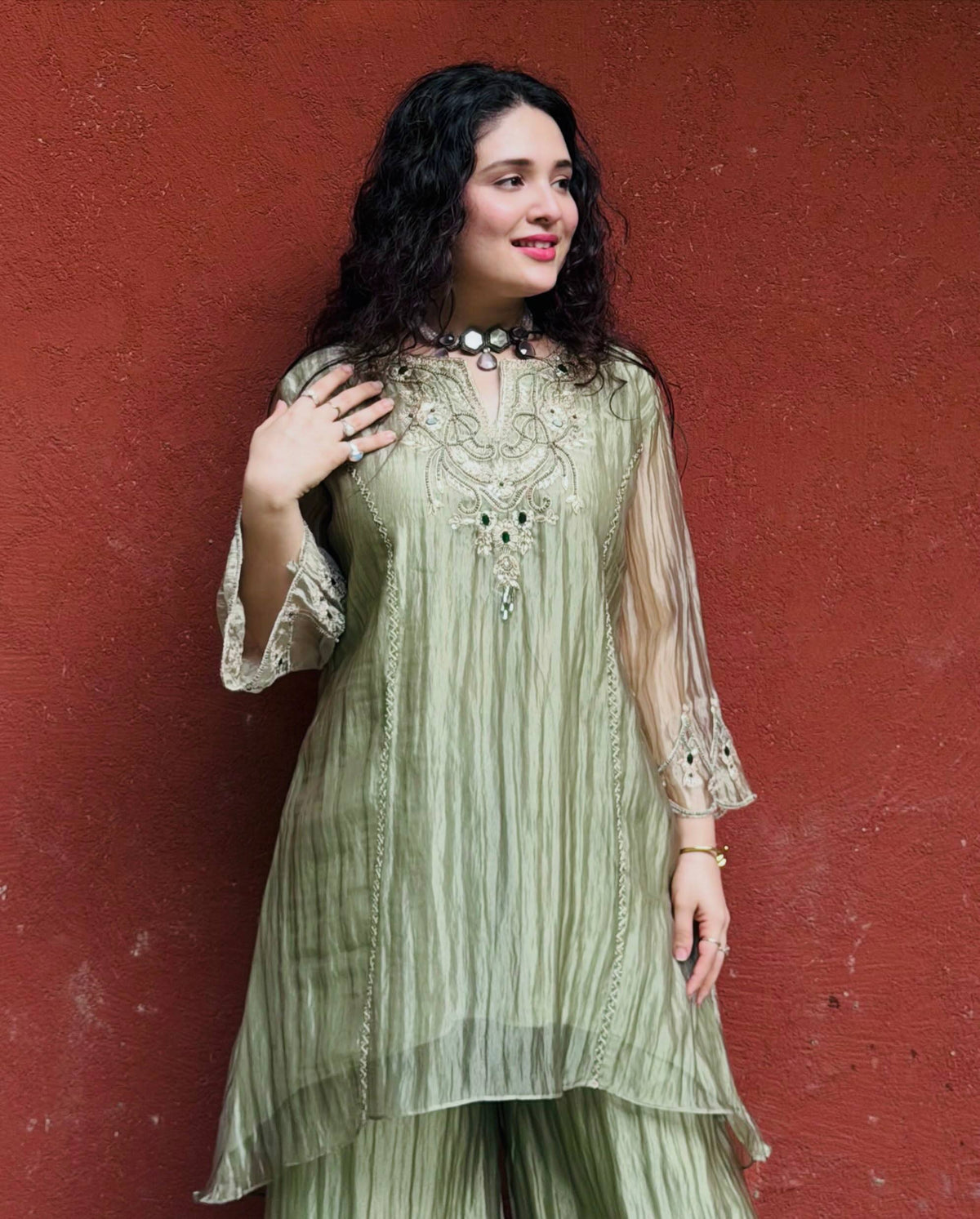 Elegant Green Fashion Statement