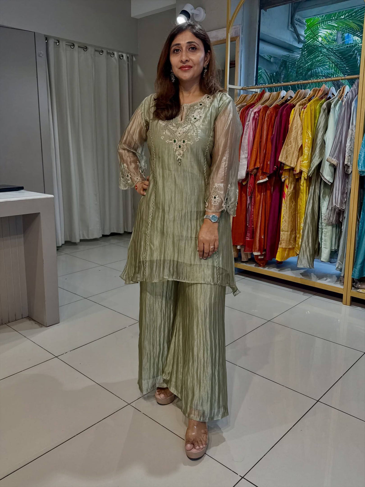Elegant Green Fashion Statement