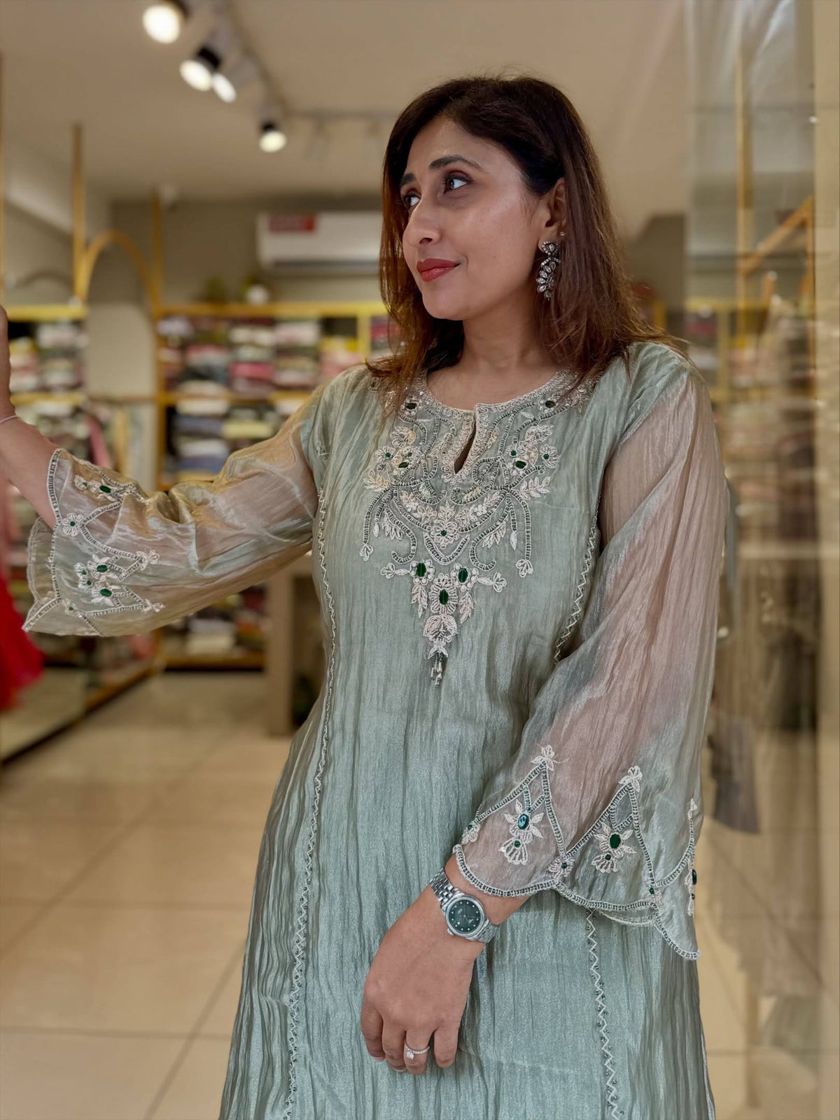 Elegant Green Fashion Statement
