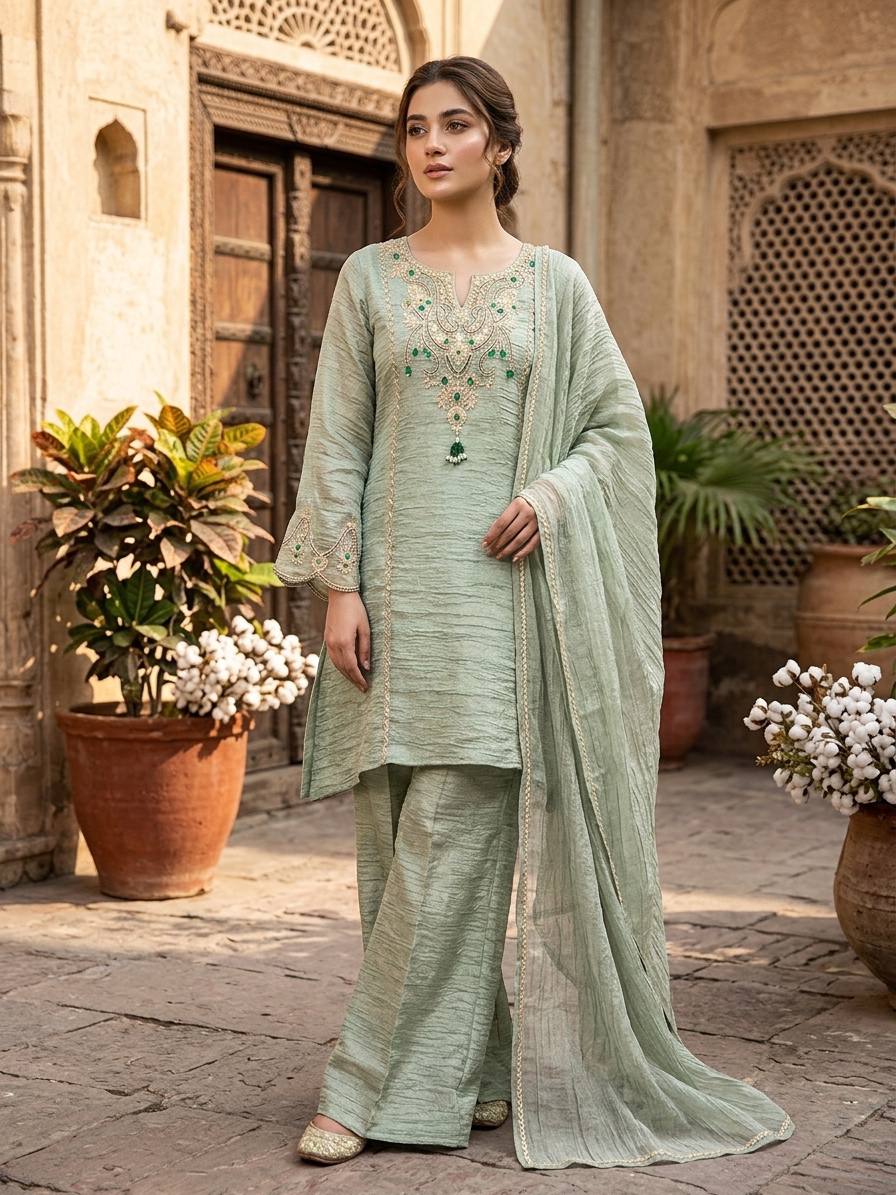 Elegant Green Fashion Statement