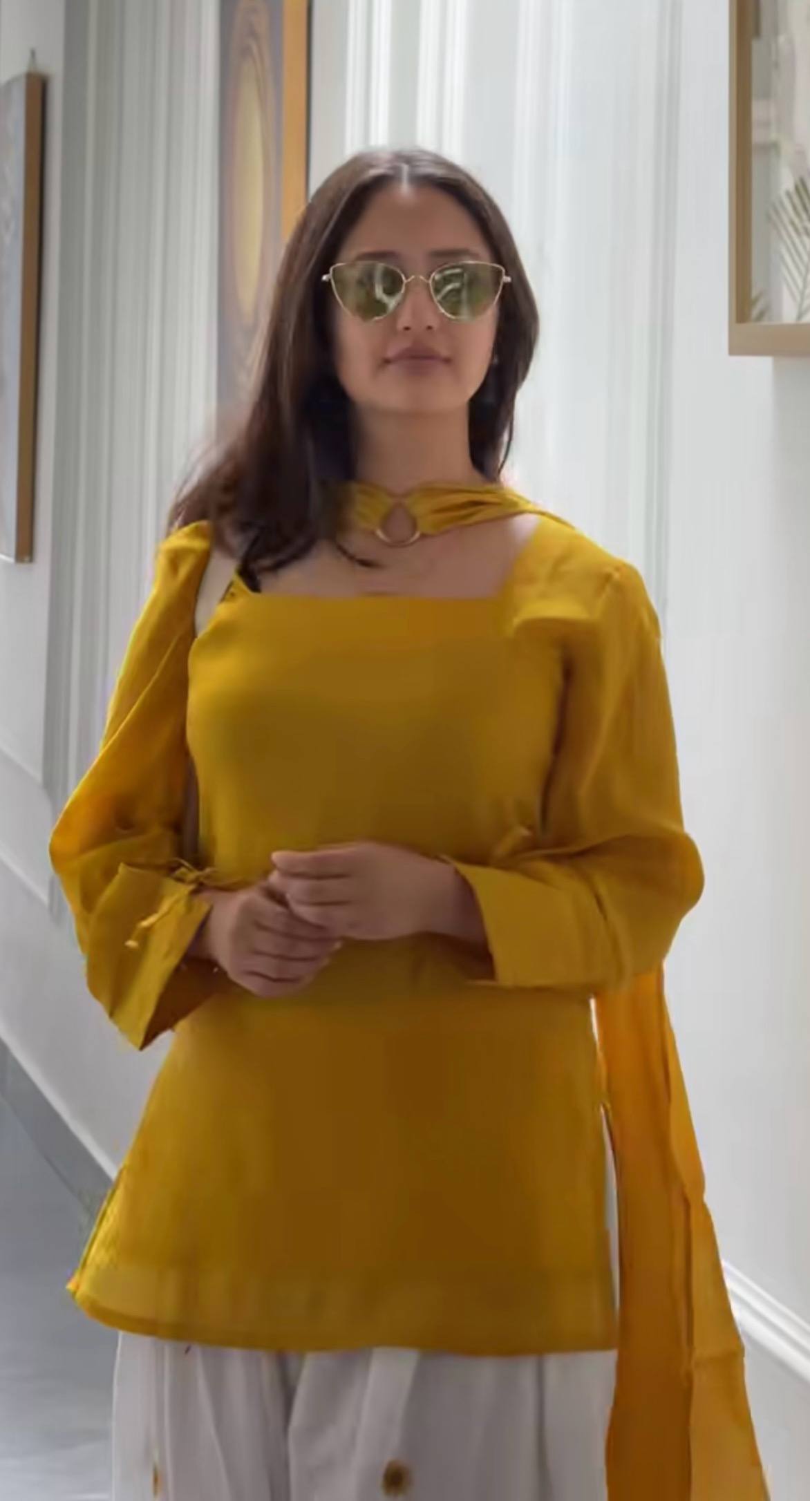 Contemporary Floral Print Suit for Women