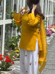Contemporary Floral Print Suit for Women
