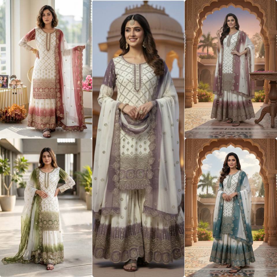 Luxurious Embroidery Suit for Graceful Moments